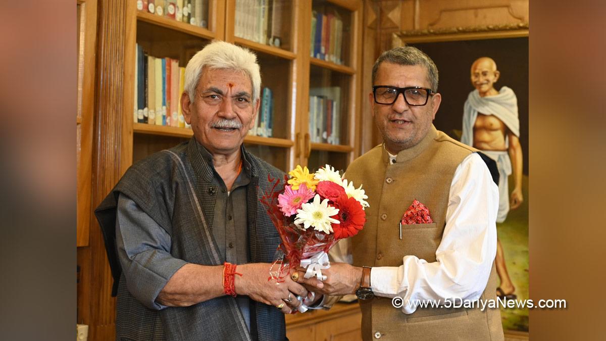 Manoj Sinha, Haji Farooq Ahmad Mir, Srinagar