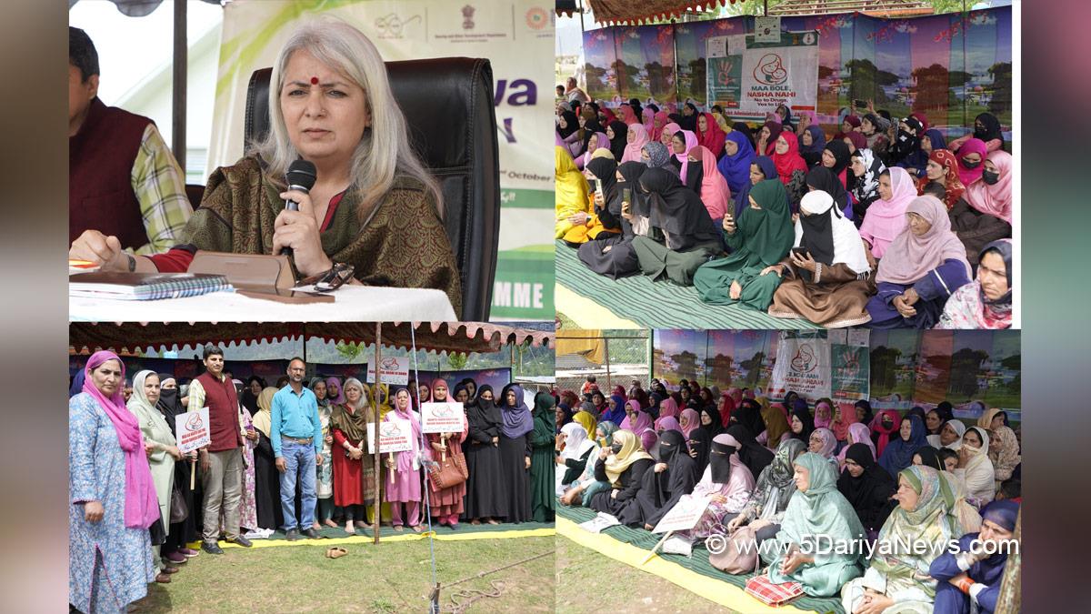 Indu Kanwal Chib, Bandipora, Deputy Commissioner Bandipora, Nasha Mukt Jammu and Kashmir Abhiyan, Nasha Mukt Abhiyan