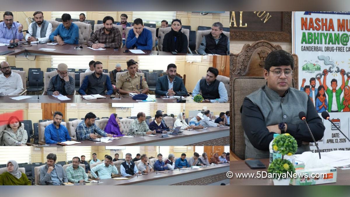 Jatin Kishore, Ganderbal, Deputy Commissioner Ganderbal, Nasha Mukt Abhiyan