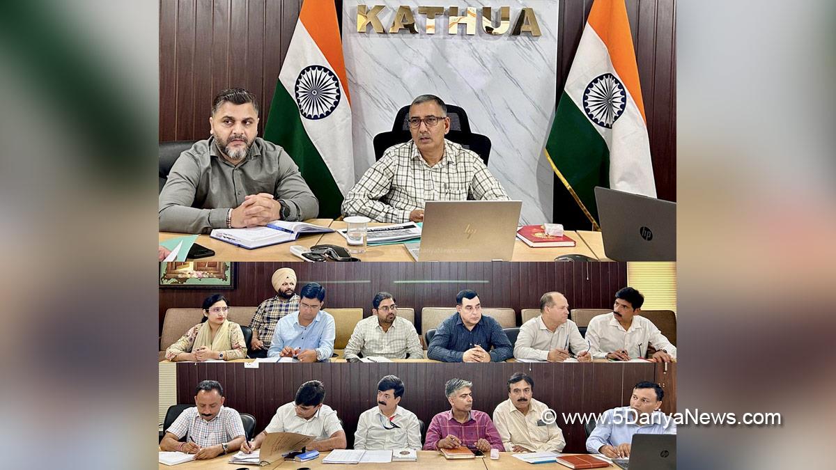 Rajesh Sharma, Kathua, DC Kathua, Deputy Commissioner Kathua, Holistic Agriculture Development Programme, HADP