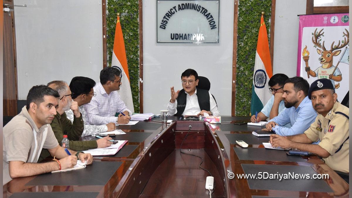 Minga Sherpa, Udhampur, DC Udhampur, Deputy Commissioner Udhampur, Nasha Mukt Bharat Abhiyan