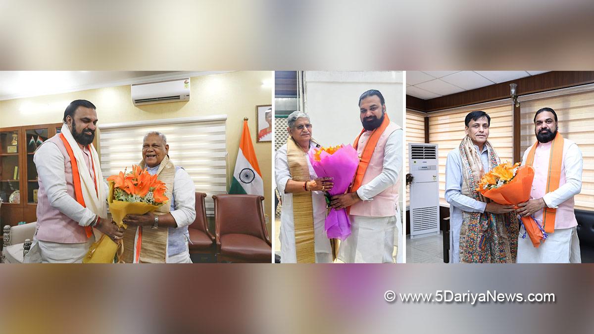 Samrat Choudhary, BJP Bihar, Chief Minister of Bihar, New Delhi, Nityanand Rai, Jitan Ram Manjhi, Rajiv Ranjan Singh