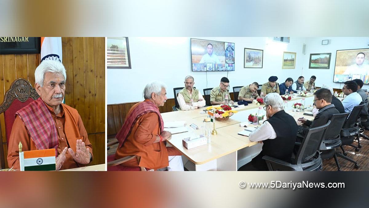 Manoj Sinha, Lieutenant Governor JK, Atal Dullo, Nasha Mukt Jammu Kashmir Abhiyaan, Srinagar