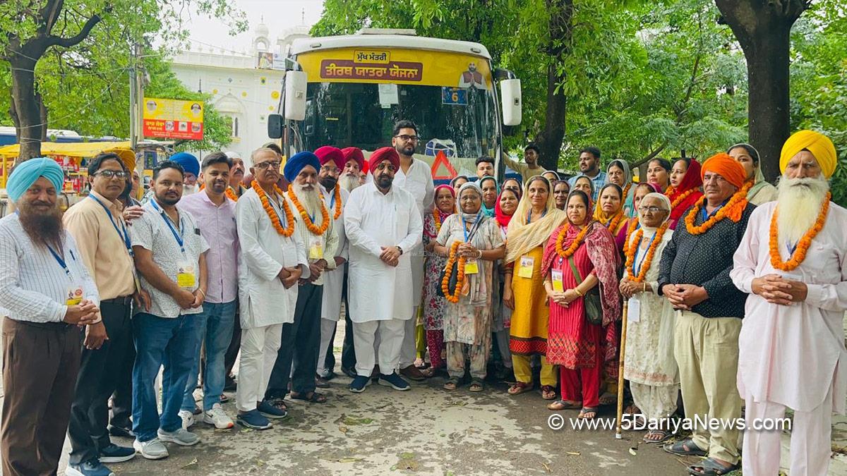 Kuljit Singh Randhawa, AAP Punjab, Zirakpur, Mukh Mantri Teerth Yatra, Mukh Mantri Tirth Yatra Scheme
