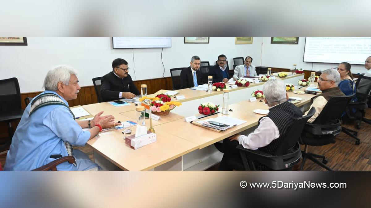 Manoj Sinha, Lieutenant Governor JK, Atal Dulloo, Javed Ahmed Rana, Javed Rana, Jammu and Kashmir National Conference, National Conference