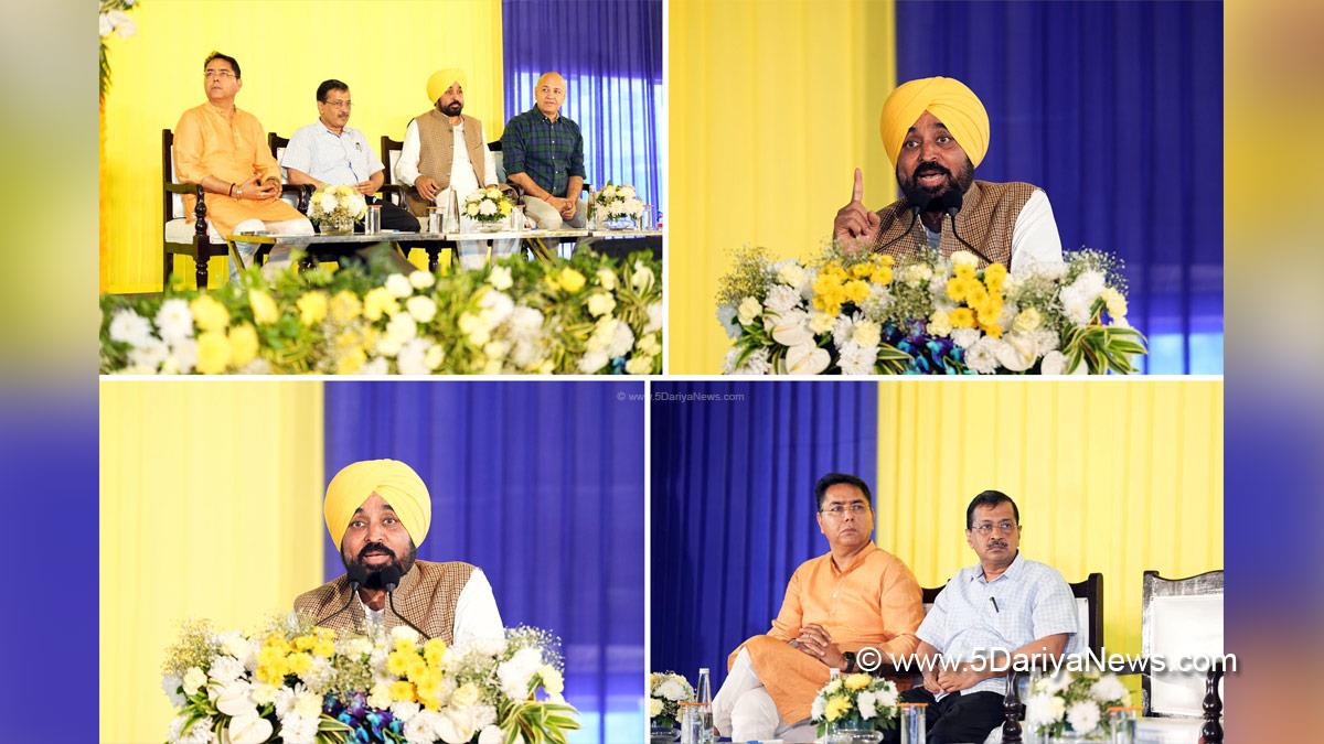 Bhagwant Mann, Bhagwant Singh Mann, AAP Punjab, Chief Minister Of Punjab, Aman Arora, Arvind Kejriwal, AAP, Aam Aadmi Party, Manish Sisodia, New Delhi