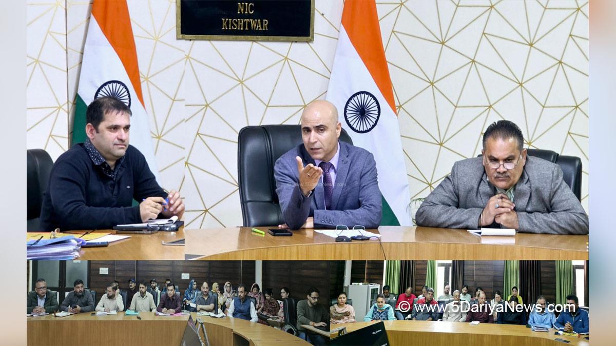 Pankaj Kumar Sharma, Kishtwar, DC Kishtwar, Deputy Commissioner Kishtwar, Holistic Agriculture Development Programme, HADP, Kisan Khidmat Ghard, KKG