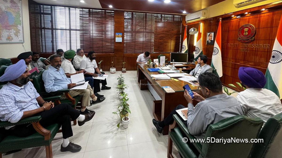 Sagar Setia, DC Moga, Deputy Commissioner Moga, Moga