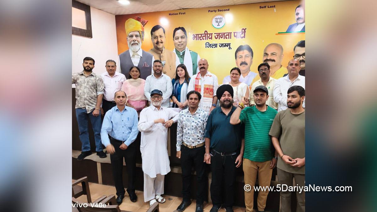 Yudhvir Sethi, BJP JK, Jammu