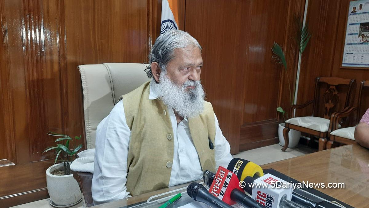 Anil Vij, Haryana, Ambala, BJP Haryana, Haryana News, Latest Haryana News
