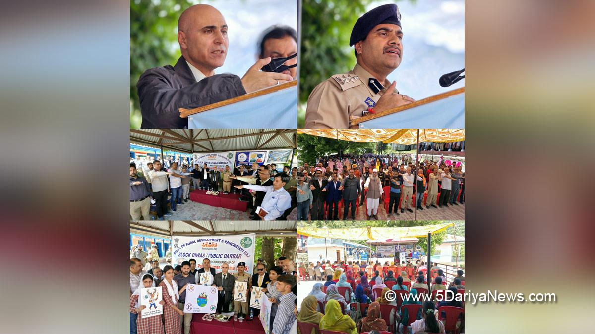 Pankaj Kumar Sharma, Kishtwar, DC Kishtwar, Deputy Commissioner Kishtwar, Block Diwas, Mega Block Diwas, Weekly Block Diwas