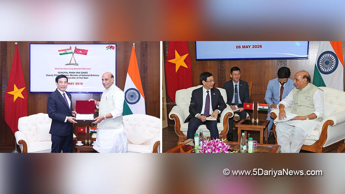 Rajnath Singh, Union Defence Minister, Defence Minister of India, BJP, Bharatiya Janata Party, General Phan Van Giang, New Delhi