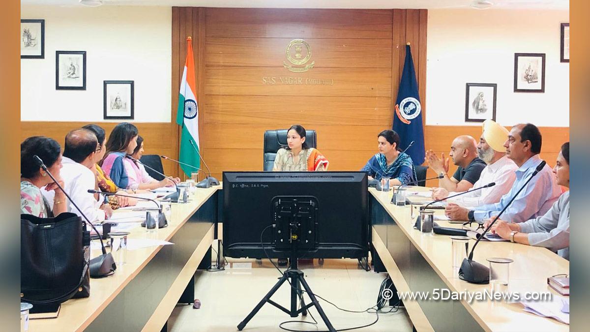 Komal Mittal, DC Mohali, Deputy Commissioner Mohali, SAS Nagar, SAS Nagar Mohali, Mohali, Sahibzada Ajit Singh Nagar