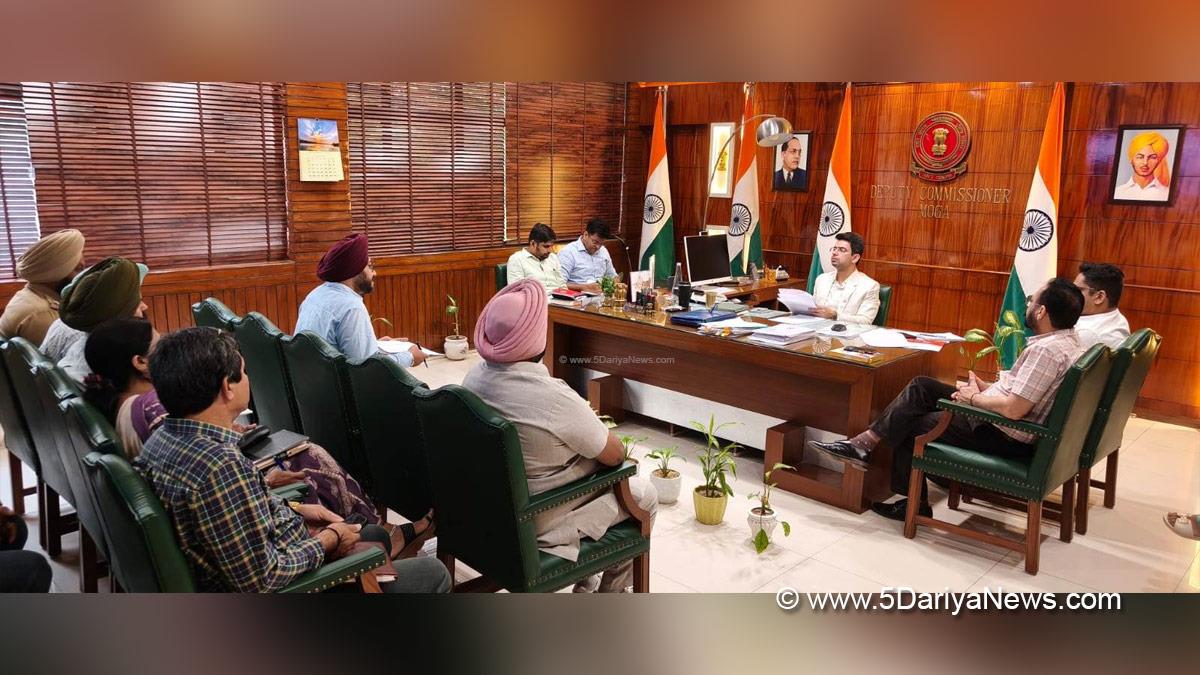 Sagar Setia, DC Moga, Deputy Commissioner Moga, Moga