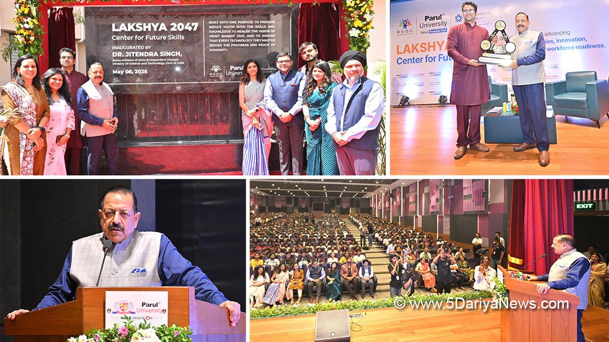 Dr Jitendra Singh, BJP, Bharatiya Janata Party, Vadodara, Gujarat, Lakshya 2047, Parul University