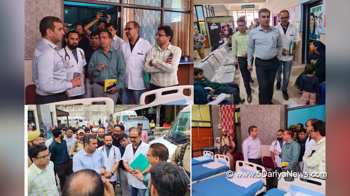Mohammad Alyas Khan, Ramban, Deputy Commissioner Ramban, District Hospital Ramban