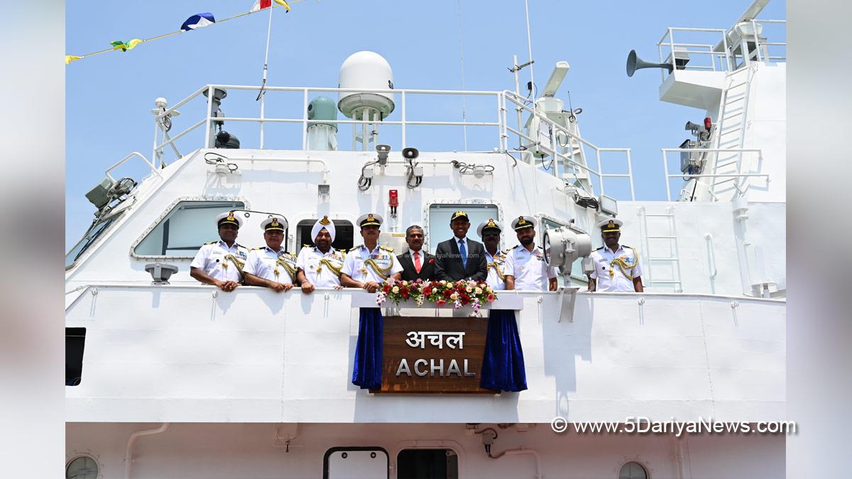 Indian Coast Guard Ship Achal, ICGS Achal, Indian Coast Guard, ICG, Goa Shipyard Limited, Goa