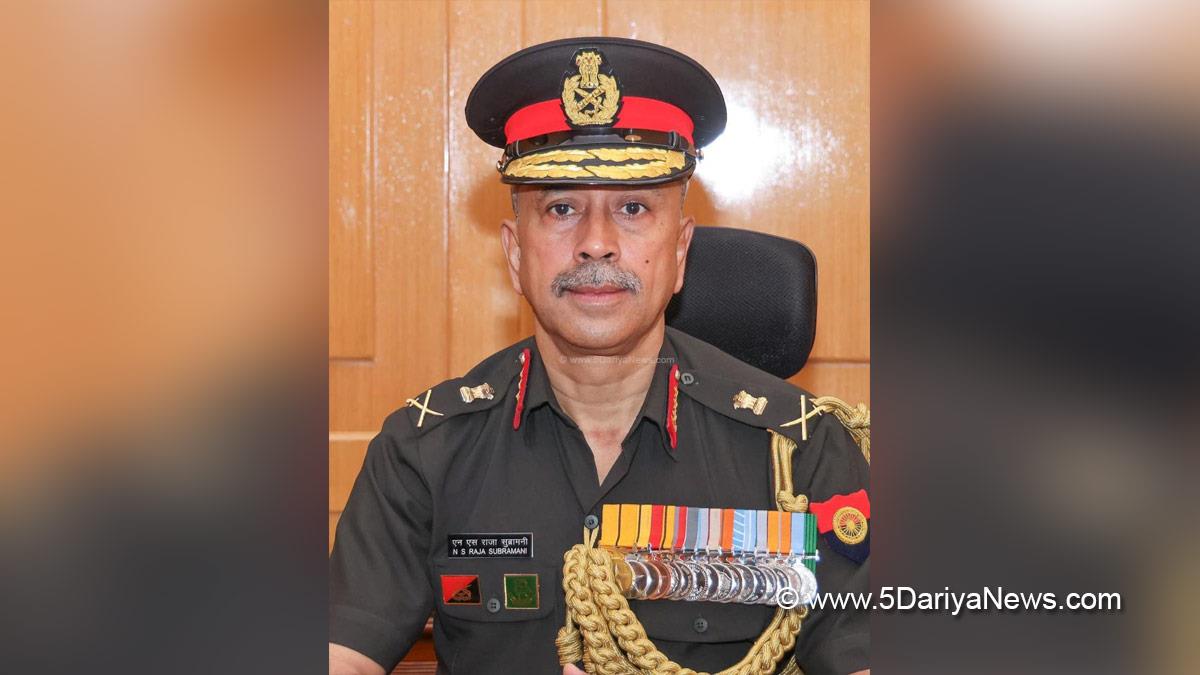 Military, Indian Army, Lieutenant General NS Raja Subramani, Chief of Defence Staff, CDS, New Delhi