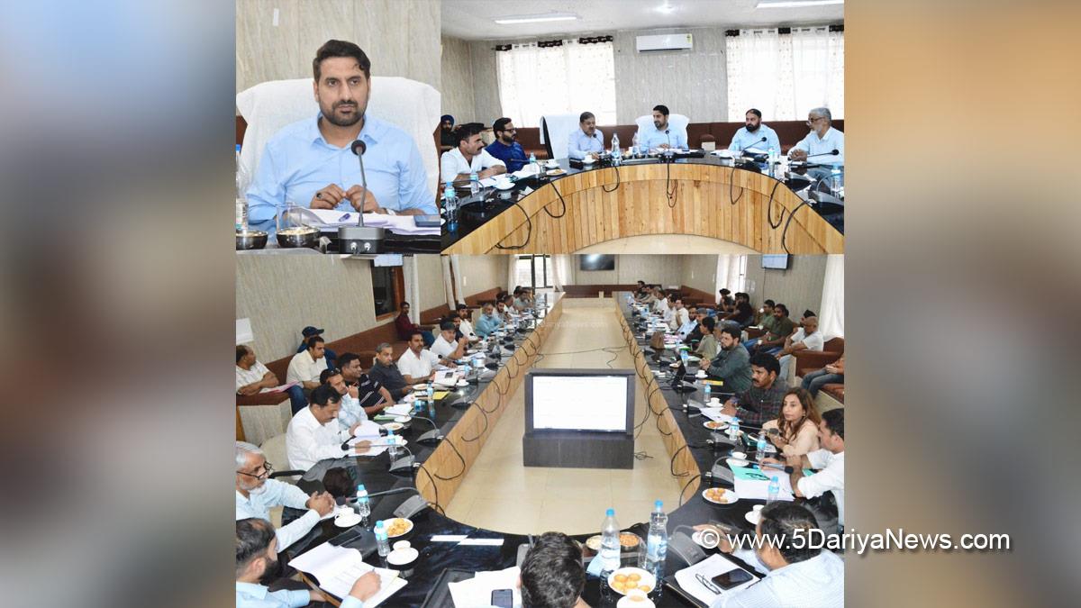 Mohammad Aijaz Asad, Secretary RDD, Ashok Kumar Sharma, Poonch, Deputy Commissioner Poonch