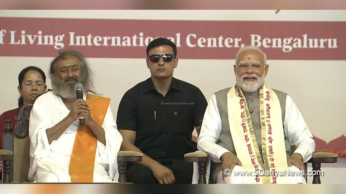 Narendra Modi, BJP, Bharatiya Janata Party, Prime Minister of India, Bengaluru, Sri Sri Ravi Shankar