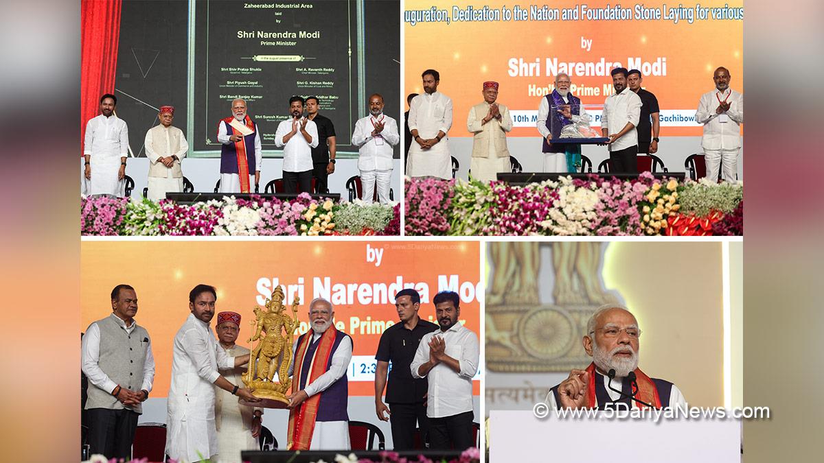 Narendra Modi, BJP, Bharatiya Janata Party, Prime Minister of India, Gangapuram Kishan Reddy, G Kishan Reddy, A Revanth Reddy, Anumula Revanth Reddy, Revanth Reddy, Telangana, Chief Minister of Telangana, Indian National Congress, Congress