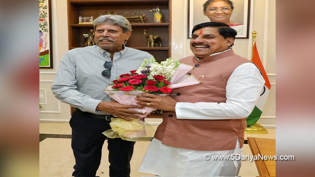 Mohan Yadav, Dr Mohan Yadav, BJP Madhya Pradesh, Chief Minister of Madhya Pradesh, Bhopal, Madhya Pradesh, Kapil Dev