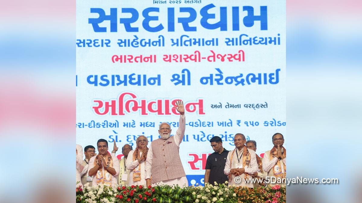 Narendra Modi, BJP, Bharatiya Janata Party, Prime Minister of India, Bhupendra Patel, Chief Minister of Gujarat, BJP Gujarat, Vadodara