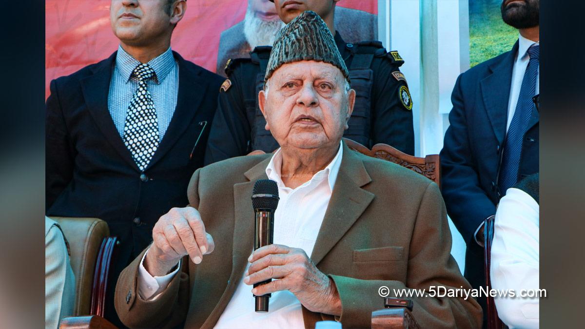 Farooq Abdullah, Dr Farooq Abdullah, Jammu and Kashmir National Conference, National Conference, Srinagar