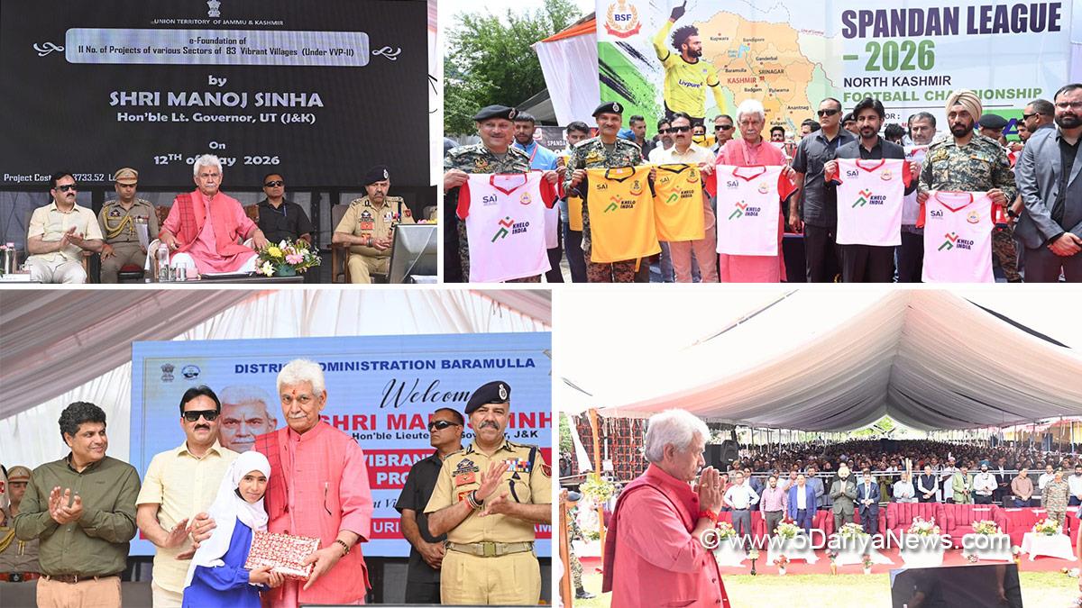 Manoj Sinha, Lieutenant Governor JK, Syeed Fakhrudin Hamid, Baramulla, DC Baramulla, Deputy Commissioner Baramulla, SF Hamid