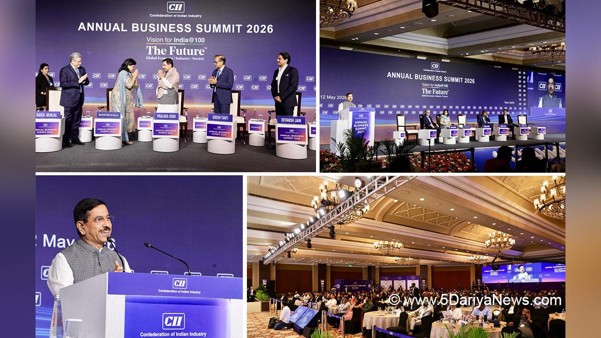 Pralhad Joshi, BJP, Bharatiya Janata Party, CII Annual Business Summit, CII Annual Business Summit 2026, New Delhi