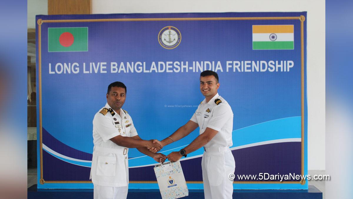 Military, Indian Navy, Dhaka, Indian Ocean Ship Sagar, IOS Sagar, Bangladesh Navy