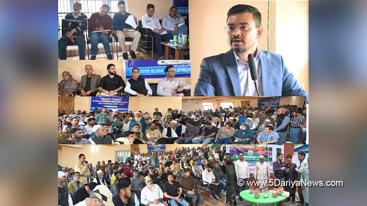 Shahzad Alam, Kulgam, Deputy Commissioner Kulgam, Block Diwas, Mega Block Diwas