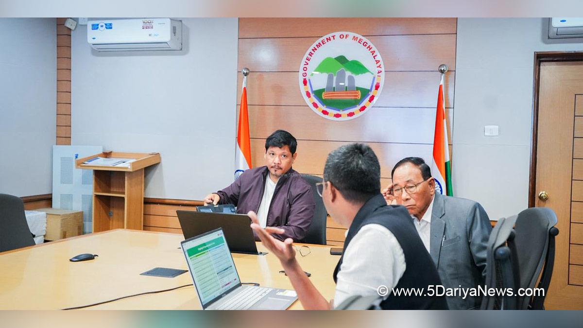 Conrad Kongkal Sangma, Conrad Sangma, Chief Minister of Meghalaya, Meghalaya, Shillong, National Peoples Party