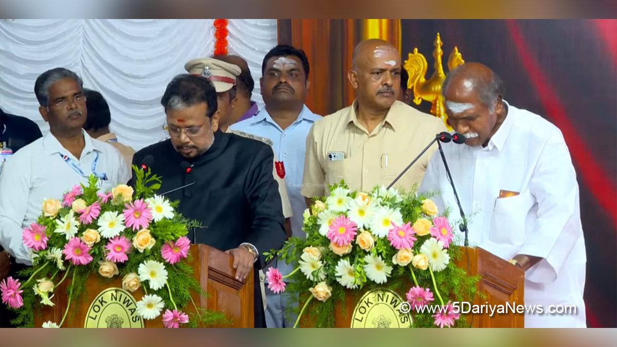 N Rangasamy, All India NR Congress, Chief Minister of Puducherry, Puducherry, National Democratic Alliance, NDA