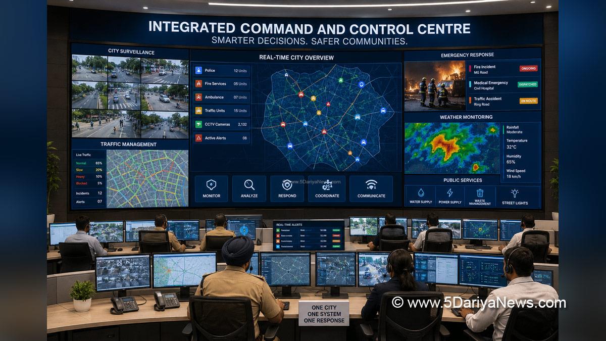 Police, Punjab Police, Integrated Command and Control Centre, ICCC, Mohali