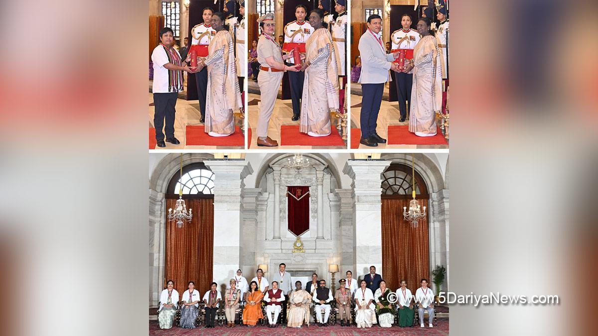 Droupadi Murmu, President of India, President, Indian President, Rashtrapati, National Florence Nightingale Awards 2026, Prataprao Jadhav, Prataprao Ganpatrao Jadhav, Jagat Prakash Nadda, JP Nadda, New Delhi