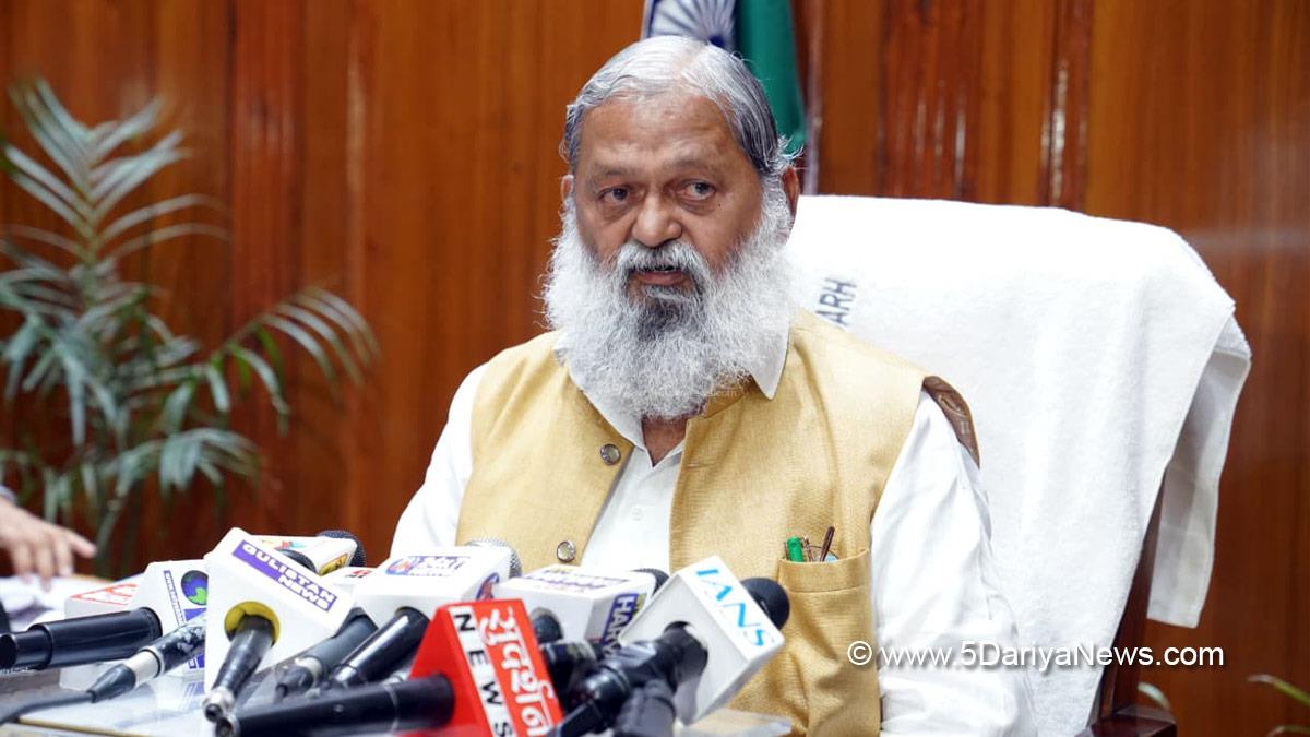Anil Vij, Haryana, Ambala, BJP Haryana, Haryana News, Latest Haryana News