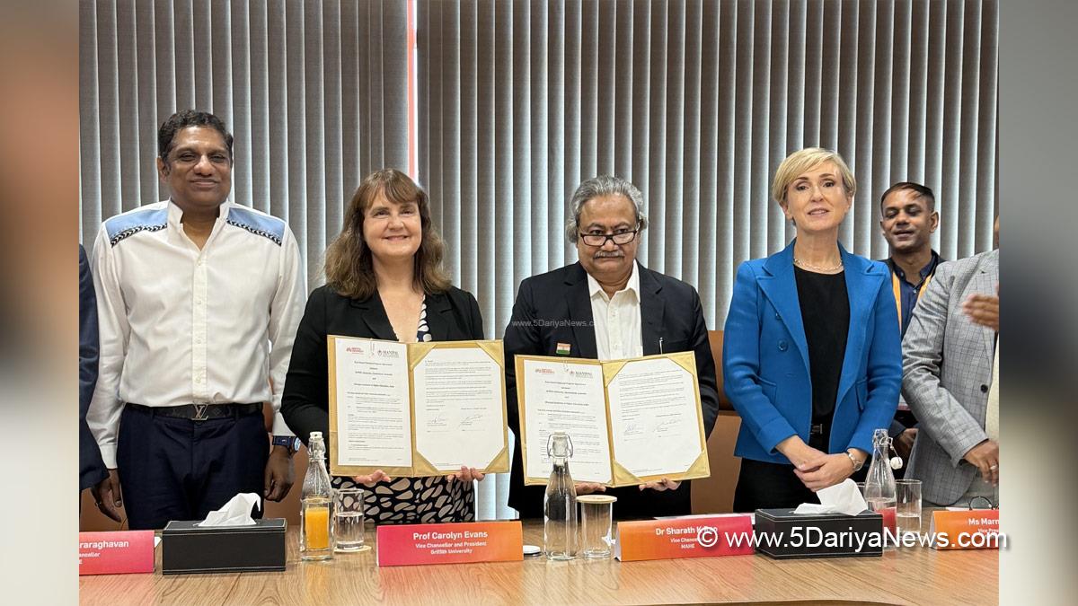 Griffith University, Griffith University Australia, Manipal Academy of Higher Education, MAHE