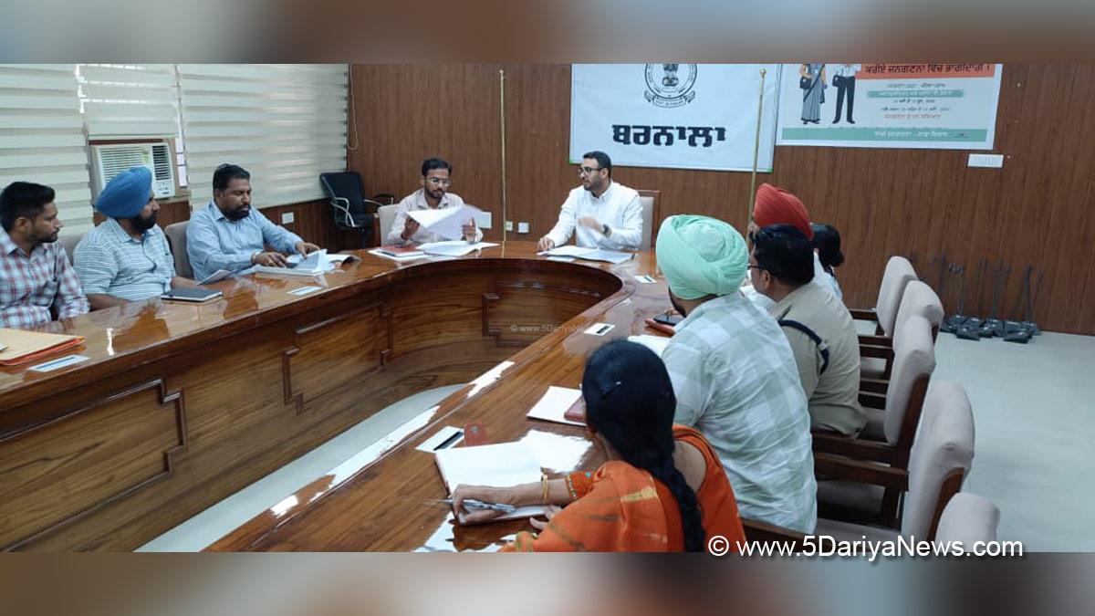 Harpreet Singh, DC Barnala, Deputy Commissioner Barnala, Barnala