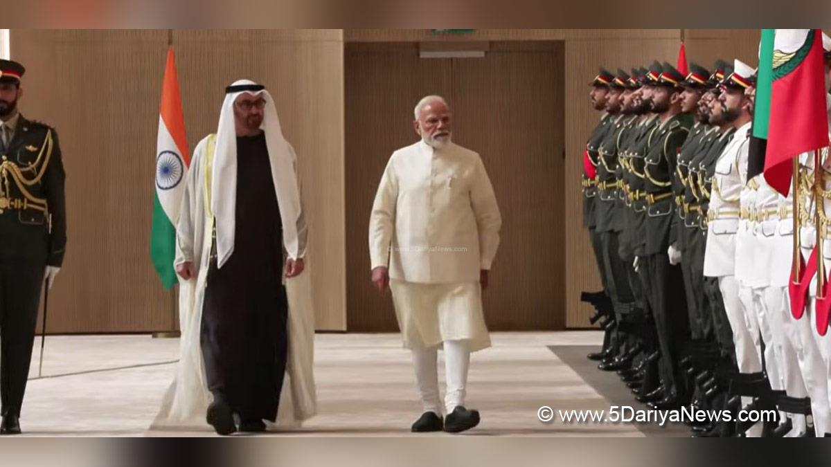Narendra Modi, BJP, Bharatiya Janata Party, Prime Minister of India, Sheikh Mohamed bin Zayed Al Nahyan, Abu Dhabi