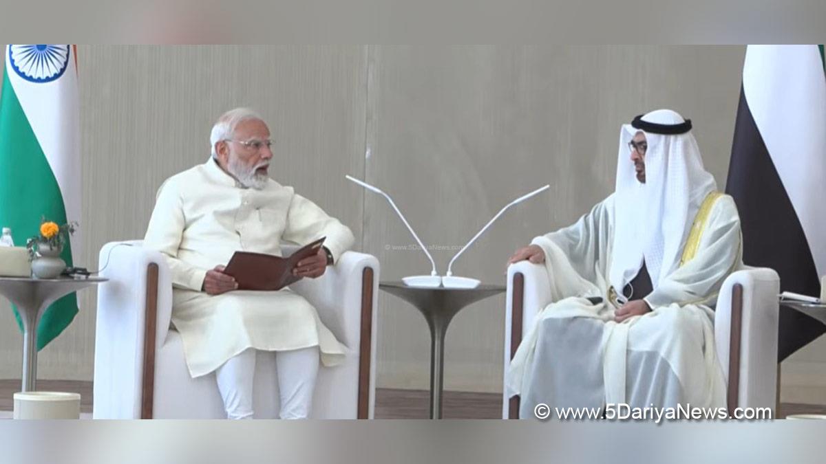 Narendra Modi, BJP, Bharatiya Janata Party, Prime Minister of India, Sheikh Mohamed bin Zayed Al Nahyan, Abu Dhabi