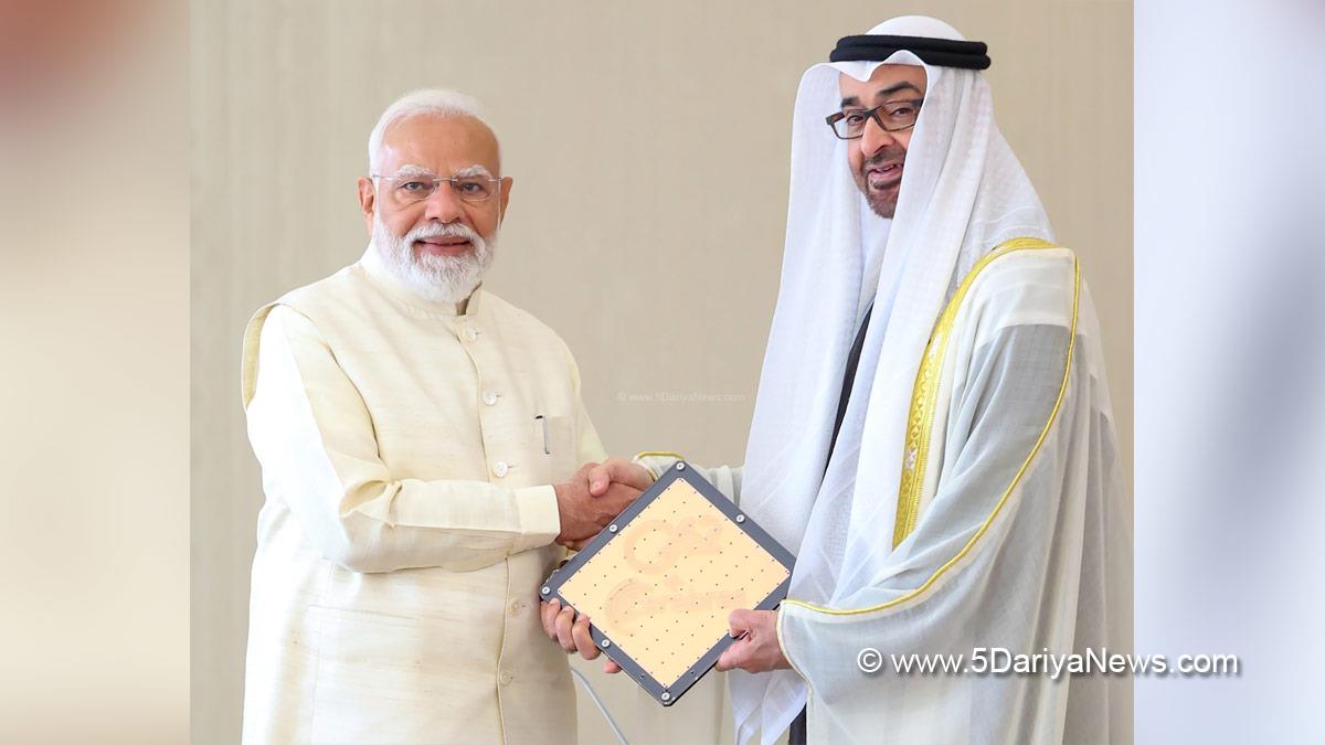 Narendra Modi, BJP, Bharatiya Janata Party, Prime Minister of India, Sheikh Mohamed bin Zayed Al Nahyan, Abu Dhabi