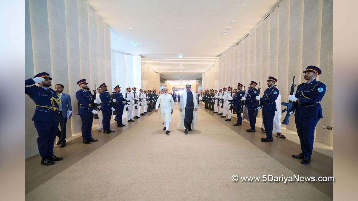 Narendra Modi, BJP, Bharatiya Janata Party, Prime Minister of India, Sheikh Mohamed bin Zayed Al Nahyan, Abu Dhabi