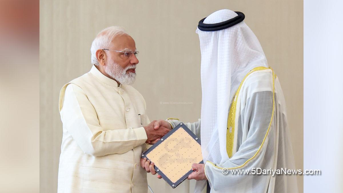 Narendra Modi, BJP, Bharatiya Janata Party, Prime Minister of India, Sheikh Mohamed bin Zayed Al Nahyan, Abu Dhabi