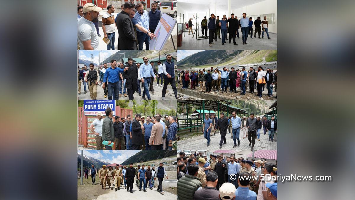 Jatin Kishore, Ganderbal, Deputy Commissioner Ganderbal, Baltal Base Camp, Shri Amarnath Ji Yatra 2026, SANJY 2026