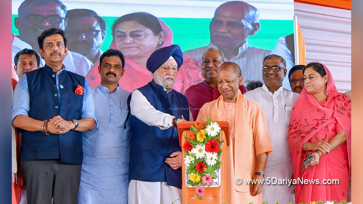 Yogi Adityanath, BJP Uttar Pradesh, Chief Minister of Uttar Pradesh, Gorakhpur, Uttar Pradesh, Gorakhpur International Cricket Stadium, Hardeep Singh Puri