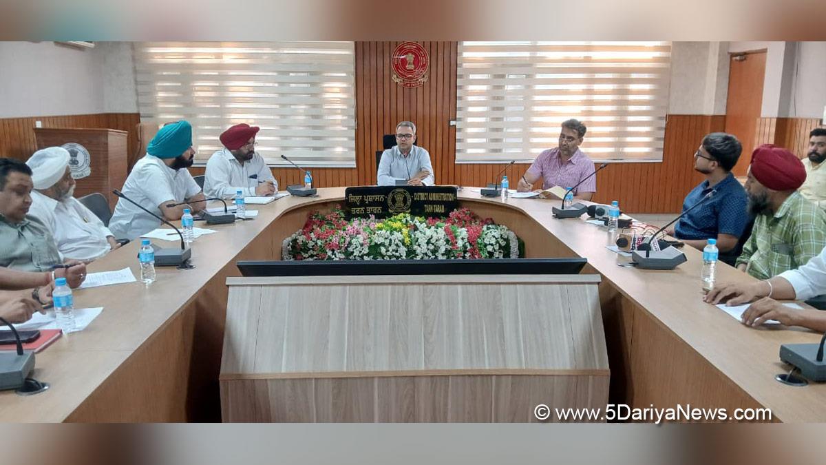 Rahul, DC Tarn Taran, Tarn Taran, Deputy Commissioner Tarn Taran 