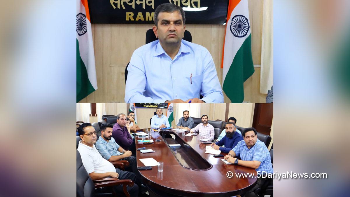 Mohammad Alyas Khan, Ramban, Deputy Commissioner Ramban