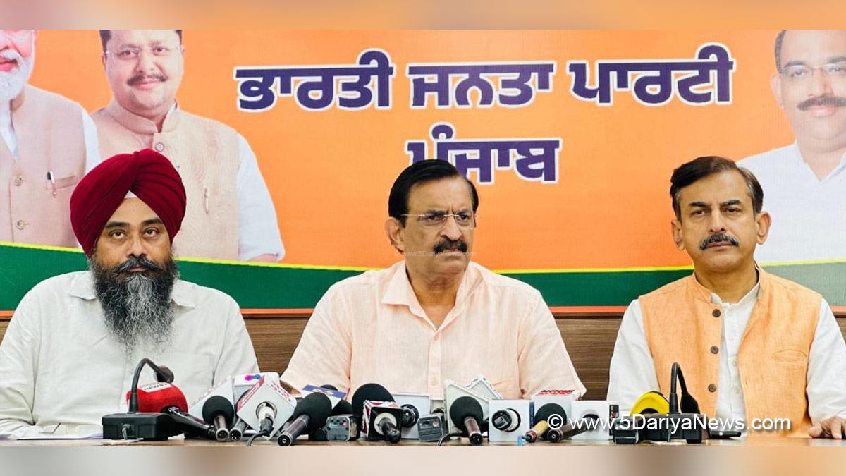 Vineet Joshi, BJP Punjab, Anil Sarin