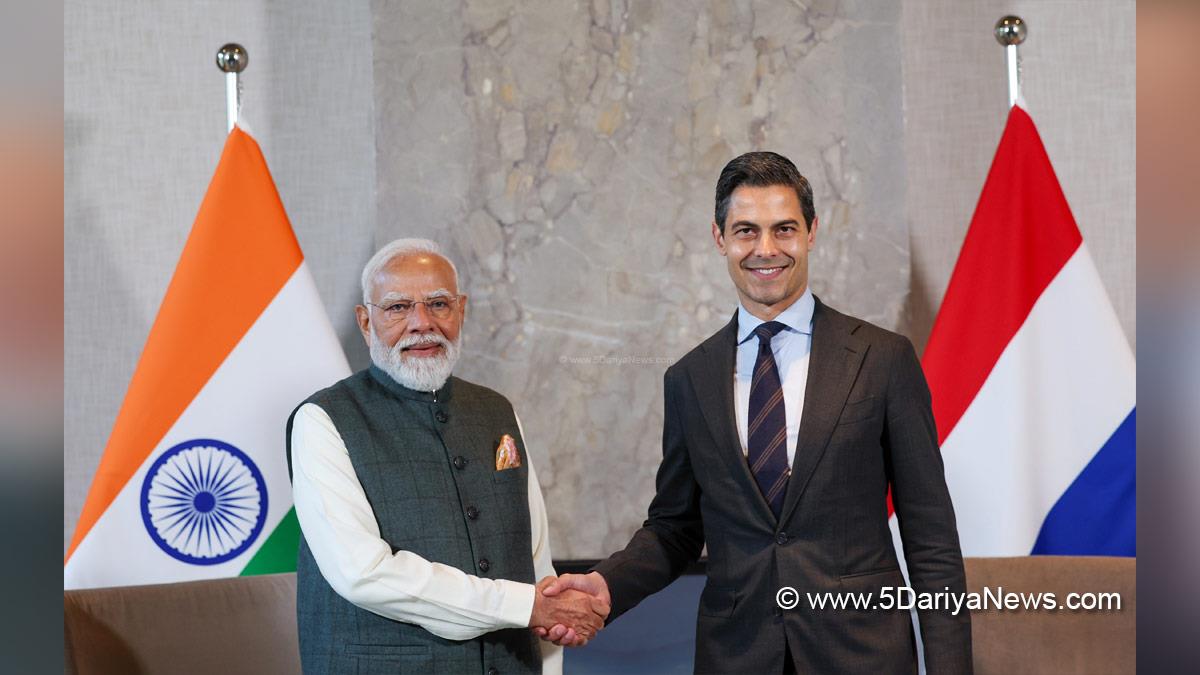 Narendra Modi, BJP, Bharatiya Janata Party, Prime Minister of India, Rob Jetten, The Hague
